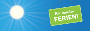 Wir machen ferien